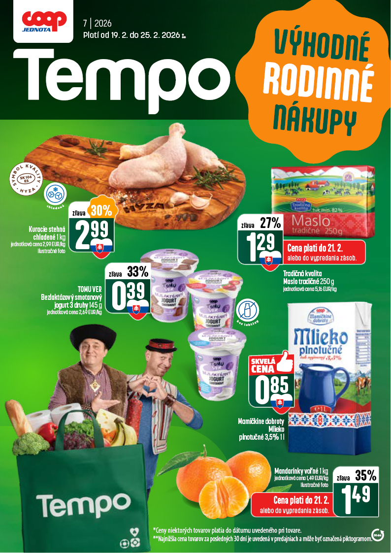 COOP jendnota leták
